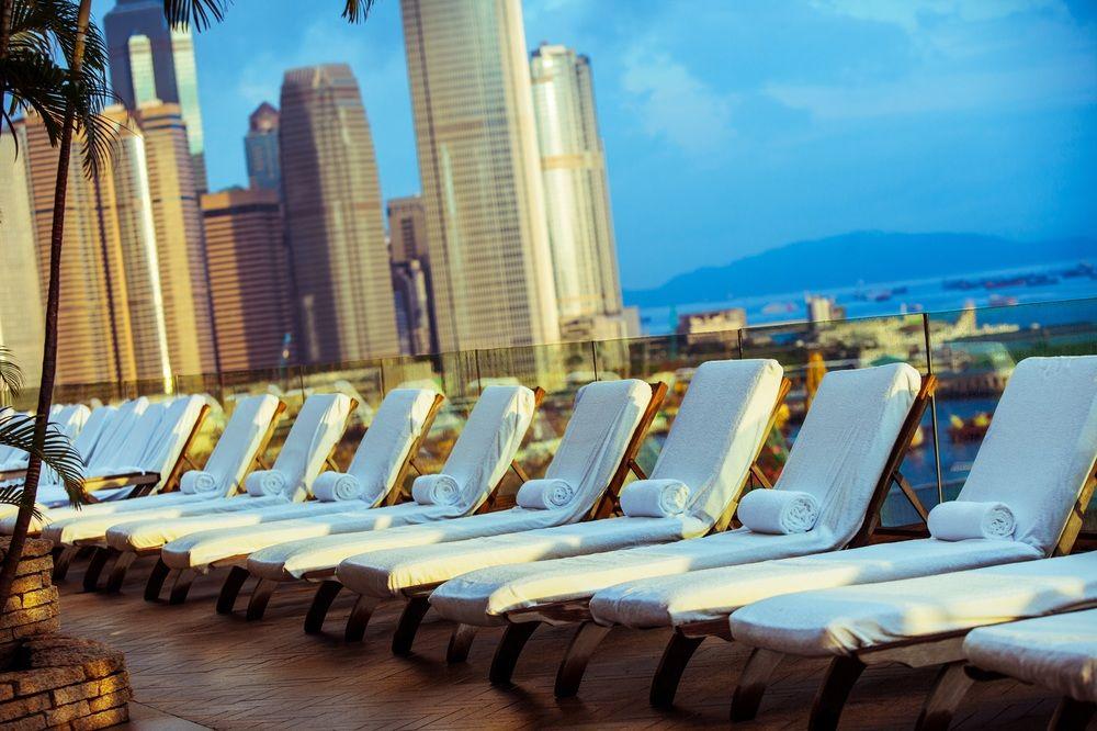 Renaissance Hong Kong Harbour View Hotel Exterior photo View of the pool at the Four Seasons Hotel